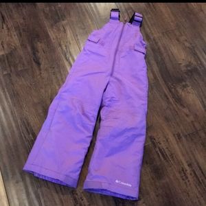 Girls' Columbia Youth Snowslope ll Bib size 4/5
